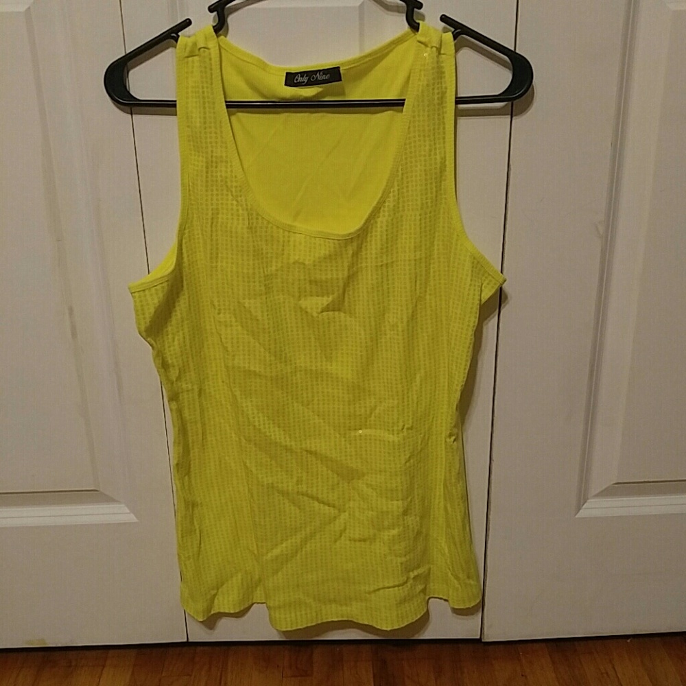 Sequined Tank Top